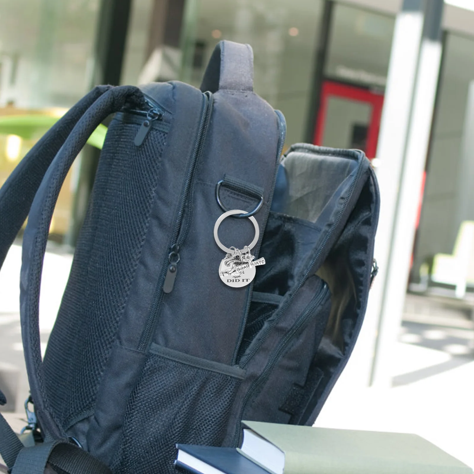 Graduation Jewelry Charm Keychain Keyring Graduate Stainless Steel Bulk 2025 Souvenir Ideas The Gift