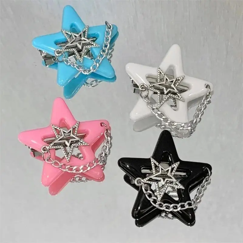 

N7YE Tassels Pendant Hairpins Sweet Cool Girls Hair Adornment Headwear Hair Accessory