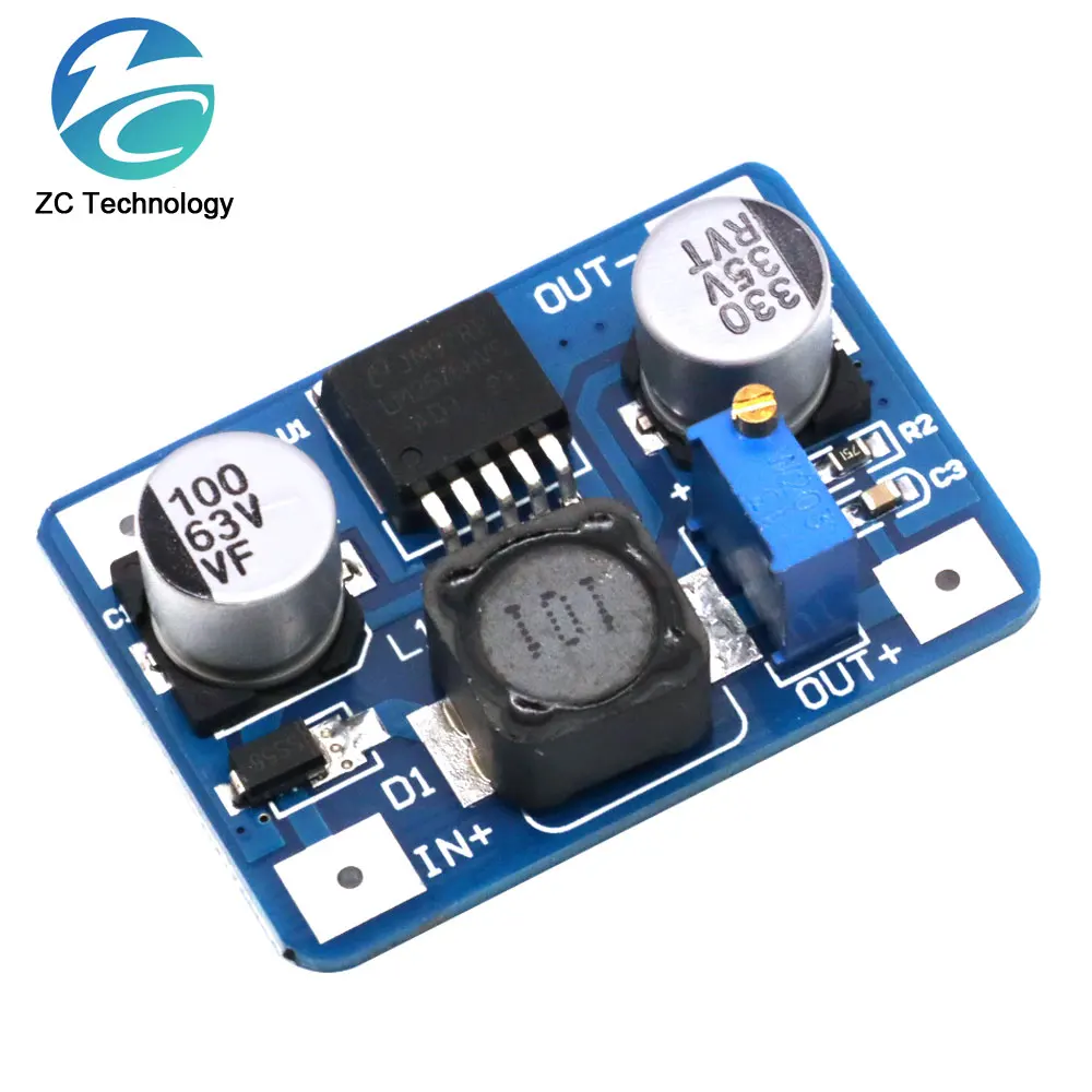 LM2576HV DC-DC Step Down Adjustable Power Supply Buck Module LM2576 DC-DC 5V-60V Input 1.25V-26V Output