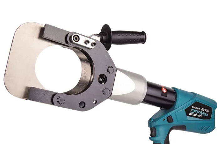 Portable Battery Operated Hydraulic Cable Cutter No Jaw Design Heavy Duty Wire Cutting Tool