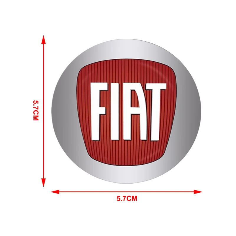 4Pcs 56mm Emblem logo Car Wheel Hub Center Cap Auto parts emblem For Fiat 500 Grande-Punto Astra Bravo Panda Tipo Stilo Egea