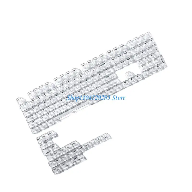 Y2GD Transparent Keycaps definido para teclados jogos 10 mm perfil 132Keys Keycap Conjunto