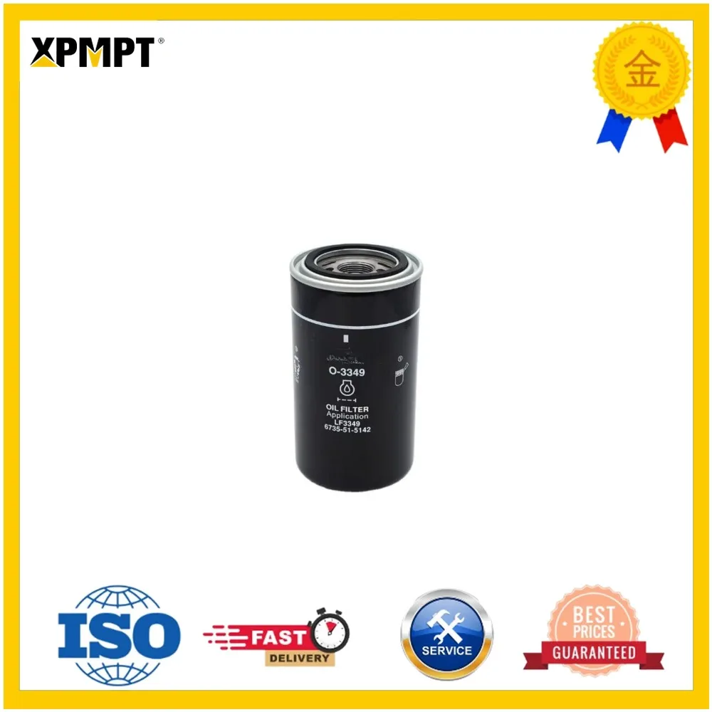 Engine Oil Filter Cartridge LF3349 Spin on Element 6736-51-5142 For PC220LC Machinery Parts