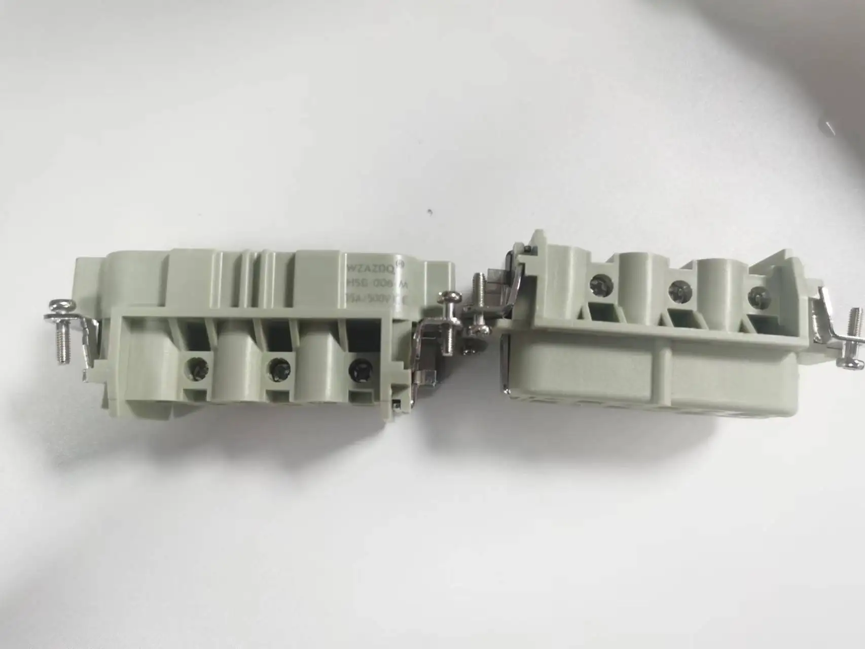 Heavy duty connector 6 cores Male and female Connector inserts cores 35 A