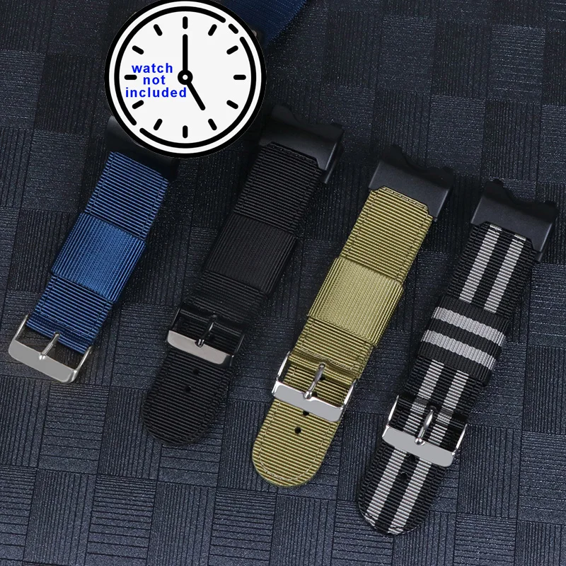 Sports Nylon Watchband For Casio G-Shock Mudmaster GWG-1000 Strap Gshock Replace Wrist Bracelet GWG1000-1A Fabric Band