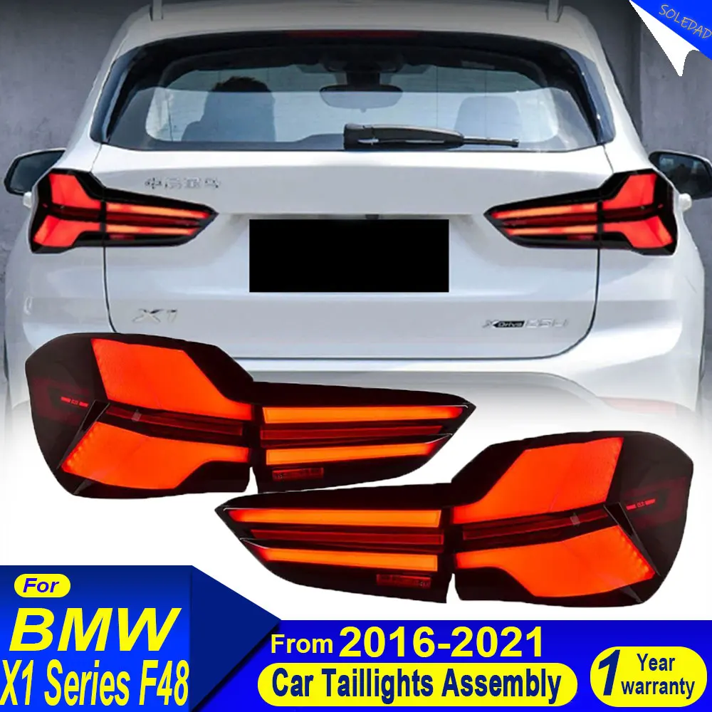 for BMW X1 F48 LED Tail Light 2016 2017 2018 2019 2020 2021 2022 F49 Car Taillight Rear Fog Brake Turn Signal Auto Accessories