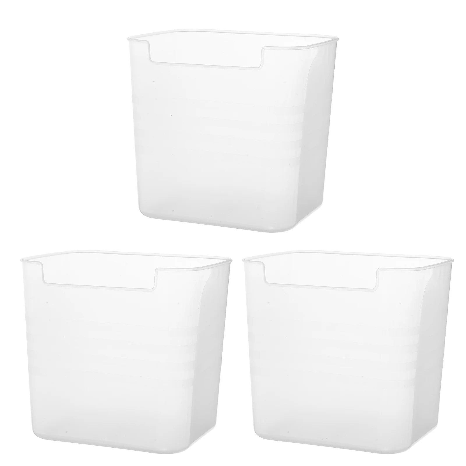 

3pcs Refrigerator Organizer Box Transparent Storage Bins For Fridge Door Side Shelf Clear Plastic Containers Kitchen Storage Bin