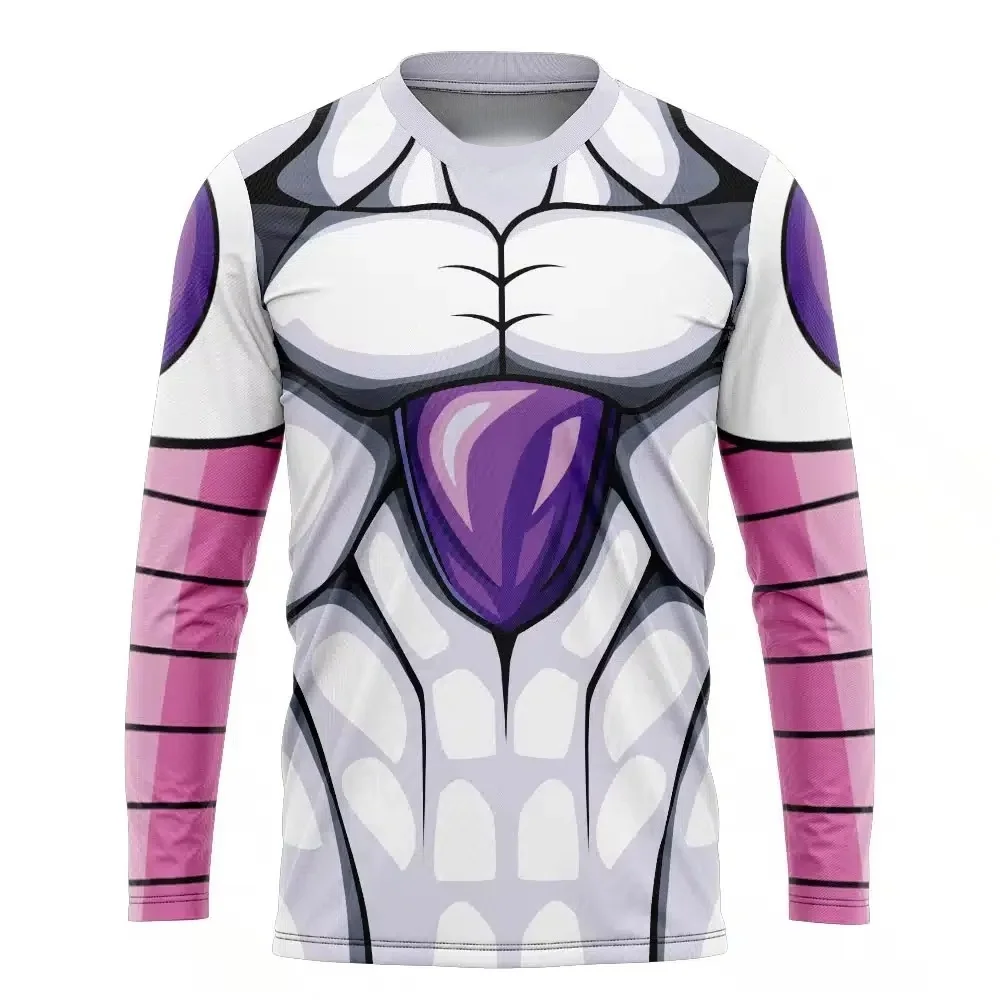 Dragon Ball Frieza Final Form Long Sleeve T-Shirt 3D Print Breathable Polyester Oversized Tee Unisex Kids Spring Autumn view 2