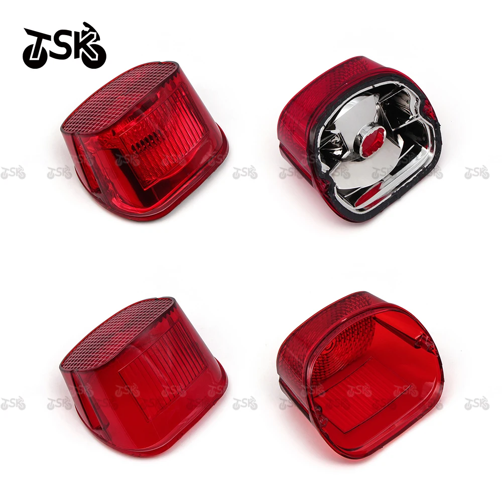 

Motorcycle Accessories Rear Tail Light cover Brake Stop Light Housing For Harley XL 883 1200 Fat Boy Road King Street Glide Dyna