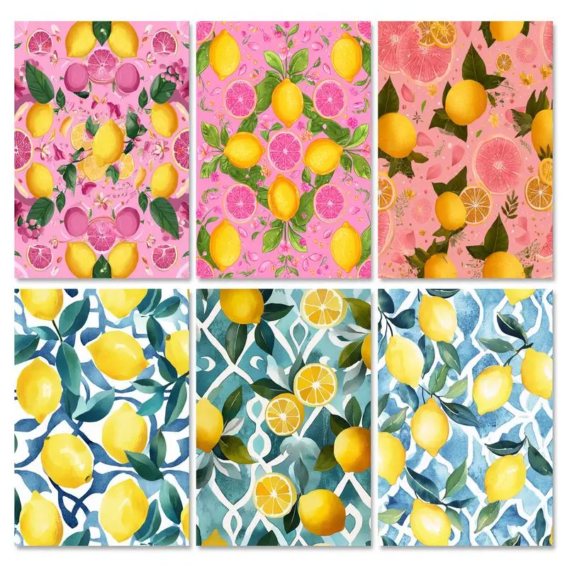 

GATYZTORY Painting By Numbers Lemon Picture Coloring By Numbers For Adults Handmade Decorative Paintings Home Decoration