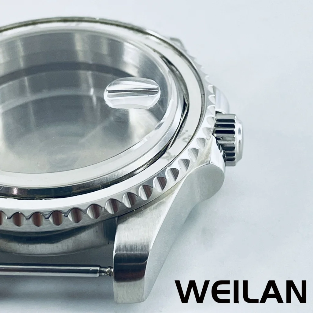 غواص 40 مللي متر ساعة الحال بالنسبة SUB GMT ساعة Mod NH34 NH35 NH36 NH73 NH38 NH39 NH70 NH72 904L سوار الياقوت الكريستال #3