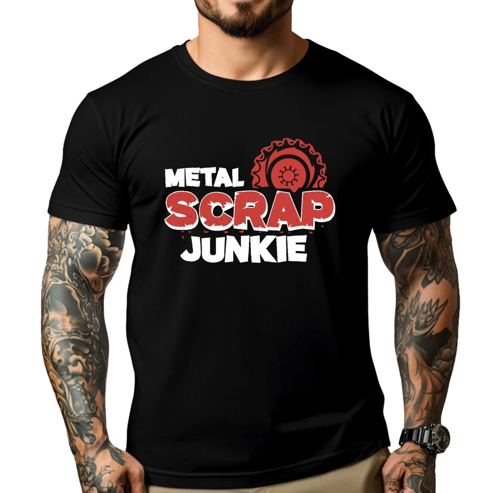 

Metal Scrap Junkie Cool Metal Scrap Collector Metal Scrapper T Shirt Men's Clothes Easter Sunday T Shirt Luxury T-Shirt Printing
