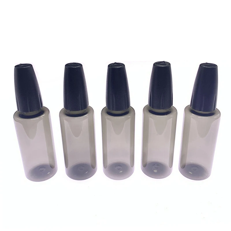1Pcs 30ML PET Clear Vial With Long Thin Needle Tip Dropper Bottle For Vape Smoking Oil Accessories Liquid Jar