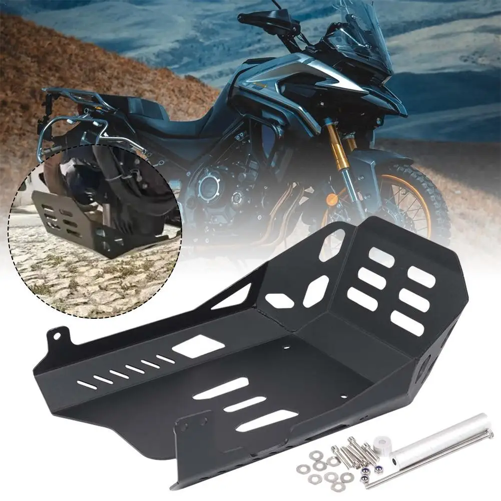 Motorcycle Chassis Protective Plate Cover For VOGE DS525X Modified Engine Chassis Aluminum Alloy Bottom Protective Shell