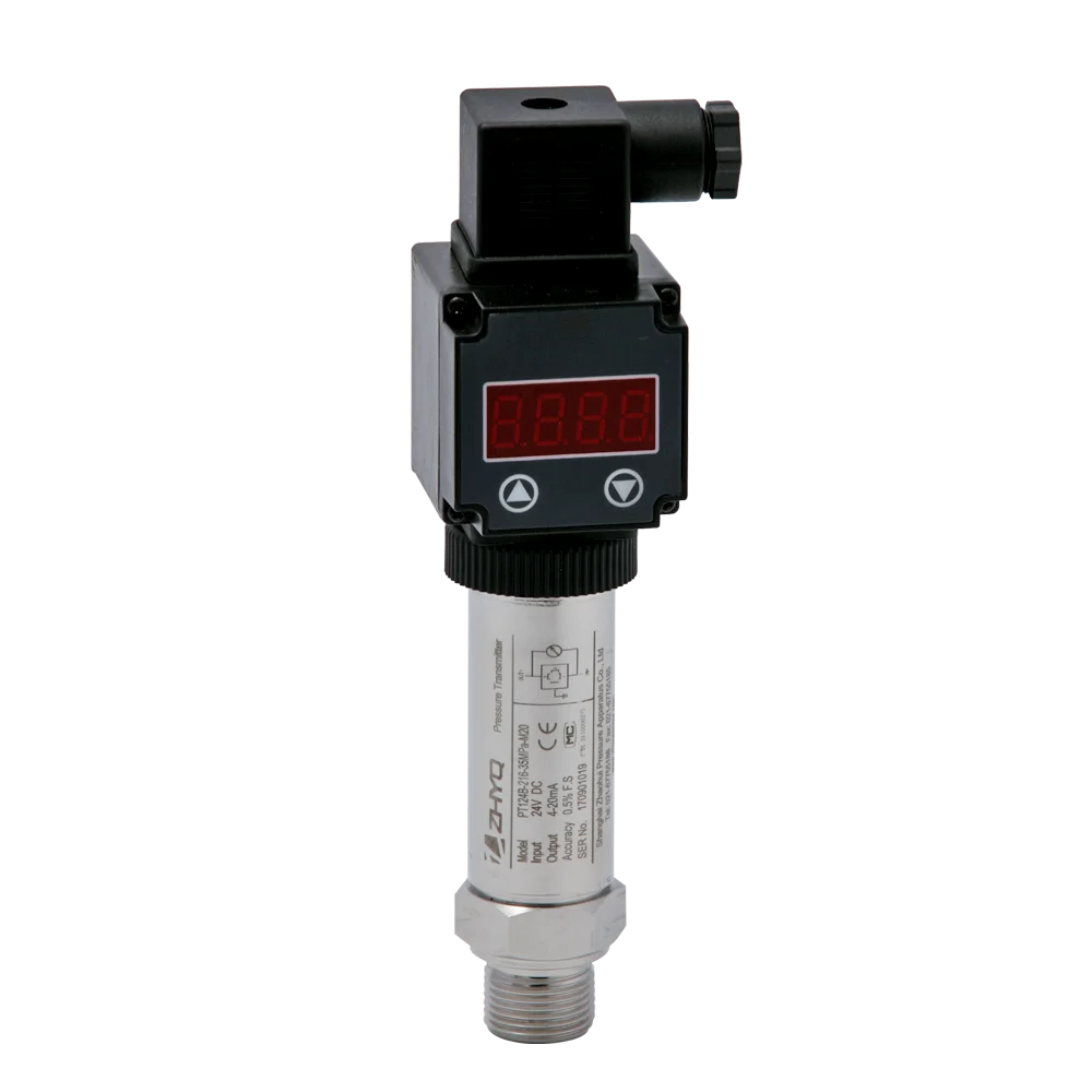 

ZHYQ PT124B-216 high accuracy industrial intelligent display 4-20ma liquid air differential pressure transmitter