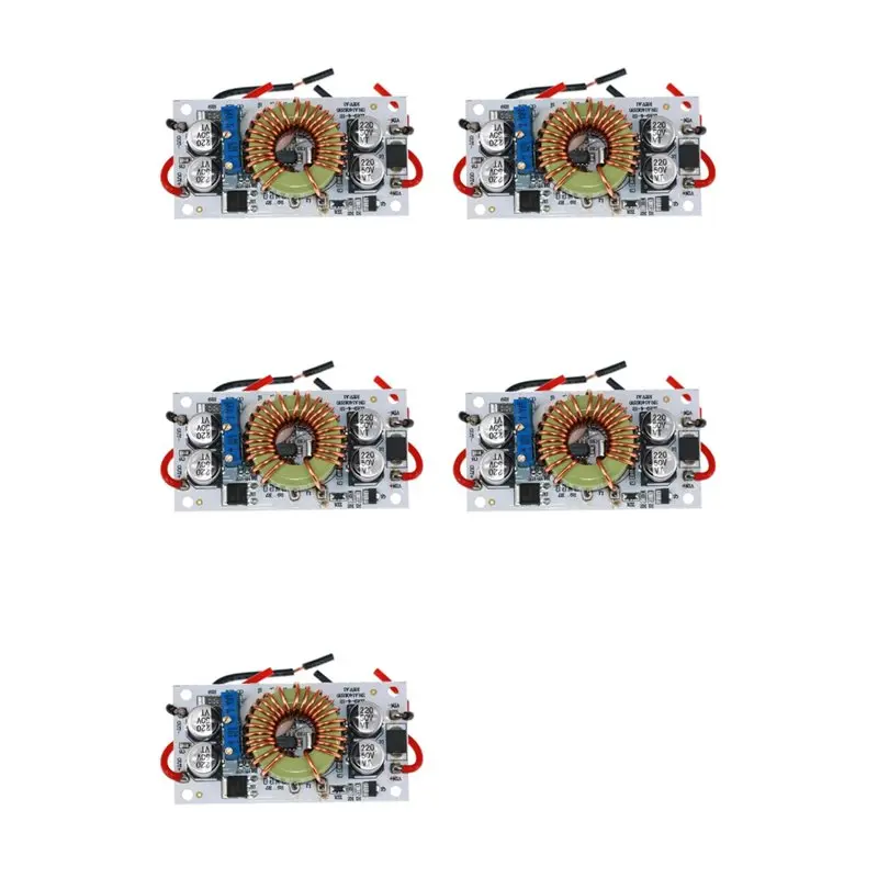 A27F-5Pcs DC-DC Boost Converter Constant Current Mobile Power Supply 10A 250W LED Driver Step Up Module