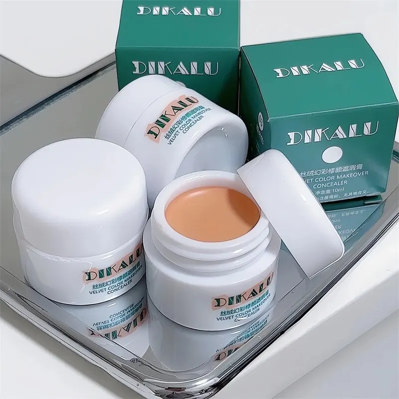 DIKALU 컨실러 커버, 문신 반점, 여드름 자국, 얼굴 윤곽, 눈 밑 다크 서클