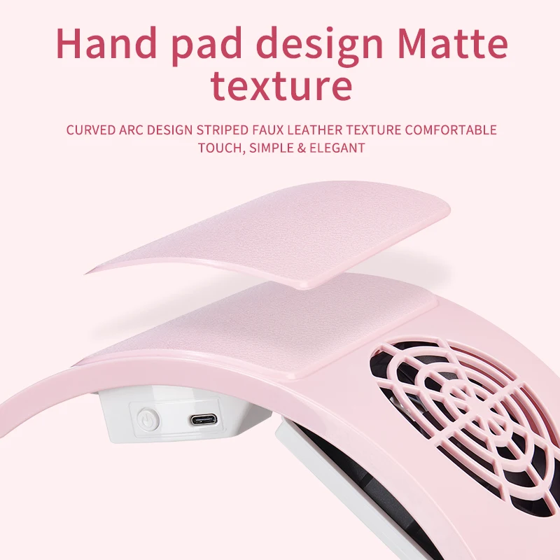 مروحة مستخرج مجمع الغبار للأظافر لآلة الأظافر، مكنسة كهربائية قوية للأظافر مع معدات إزالة مرشح الورق للأظافر