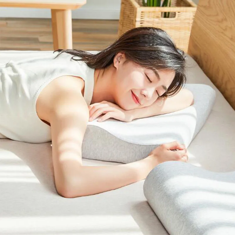 Xiaomi Neck Protecting Memory Pillow Slow Rebound Ventilation Antibacterial Cotton Pillow Relieve Cervical Vertebra Bolster