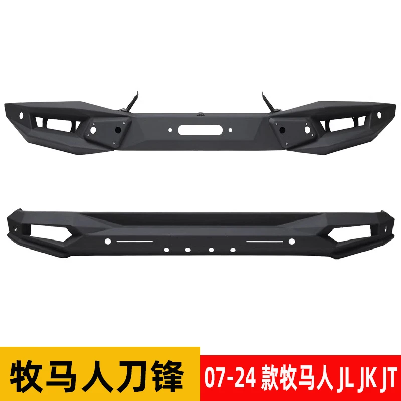 

Подходит для Jeep Wrangler JK JL JT 2007-2024, передняя и задняя полоса, лезвие из марганцевой стали, неразрушающий материал
