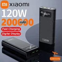 Xiaomi 120W 200000mAh Power Bank Large Capacity Super Fast Charging Portable External Battery LED Digital Display For Iphone