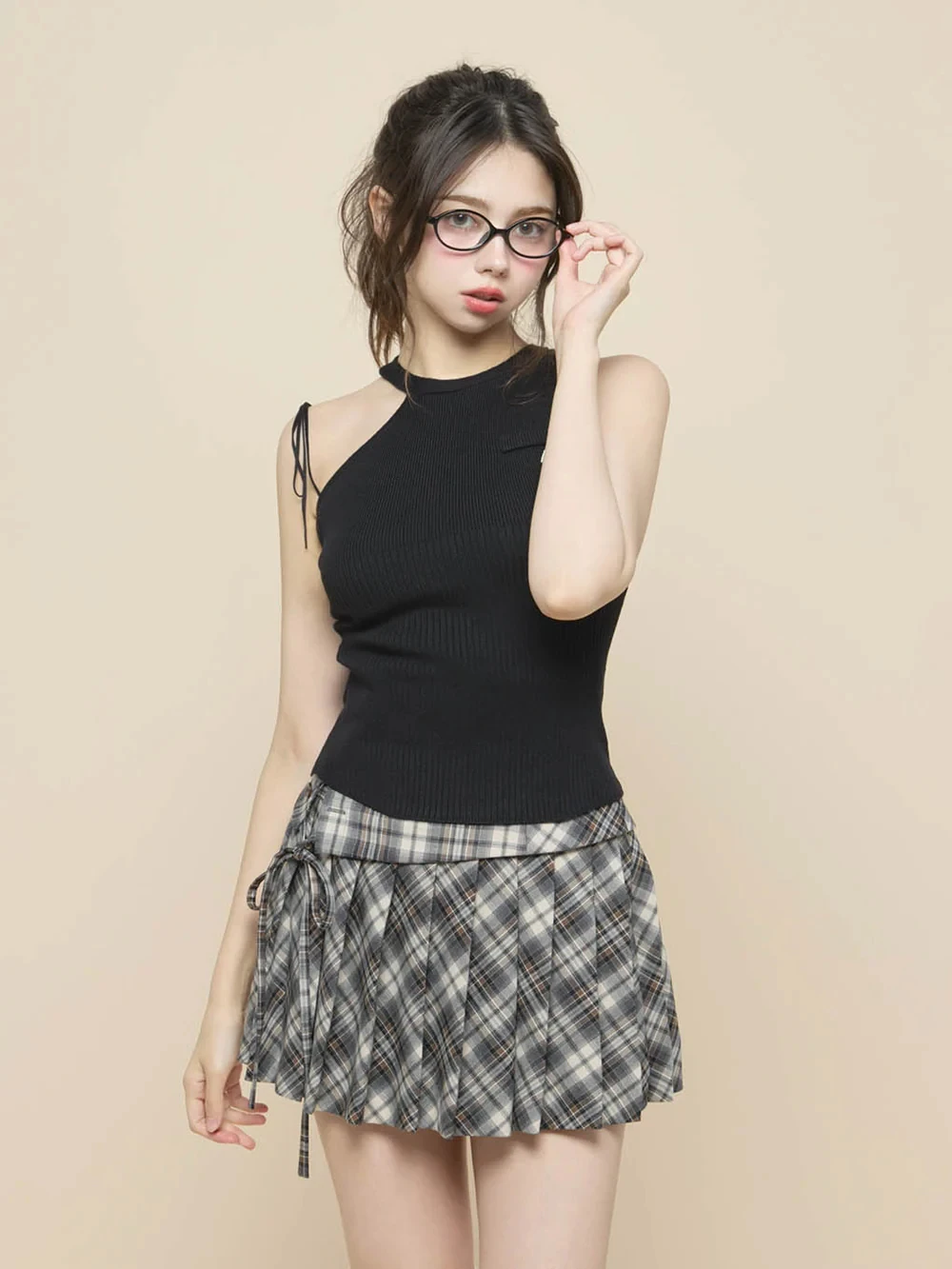 

Японский ветер, летние женские утягивающие вязаные майки, сексуальные розовые базовые топы с открытыми плечами, популярные вязаные майки для цыпочек, укороченные майки