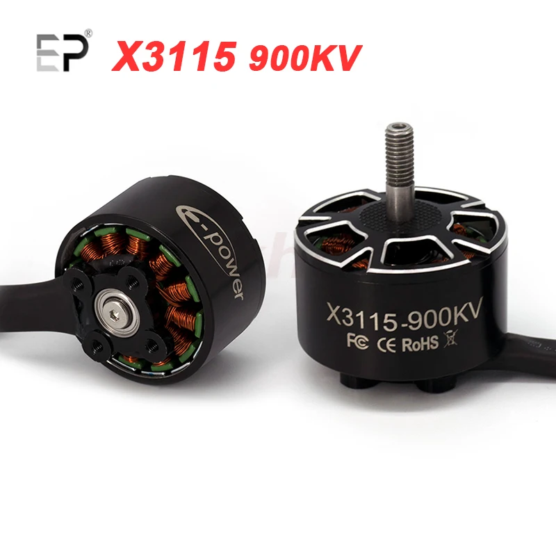 

Новый E-Power X3115 3115 900KV FPV Бесщеточный двигатель 6S Lipo 5 мм выходной вал для RC 9 ~ 10 дюймов пропеллер многоосевой дорожный Дрон