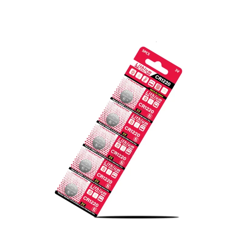 5-100pcs 3V Alkaline battery High-Capacity CR1220 LM1220 BR1220 KCR1220 Watch Car For  Remote Control Mouse Button Coin Cell