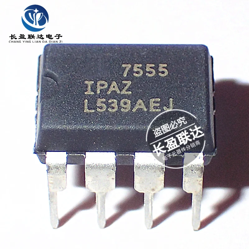 5PCS/LOT New GC7555AD ICM7555 ICM7555IPAZ ICL7555IPAZ DIP-8 General Purpose CMOS Timer