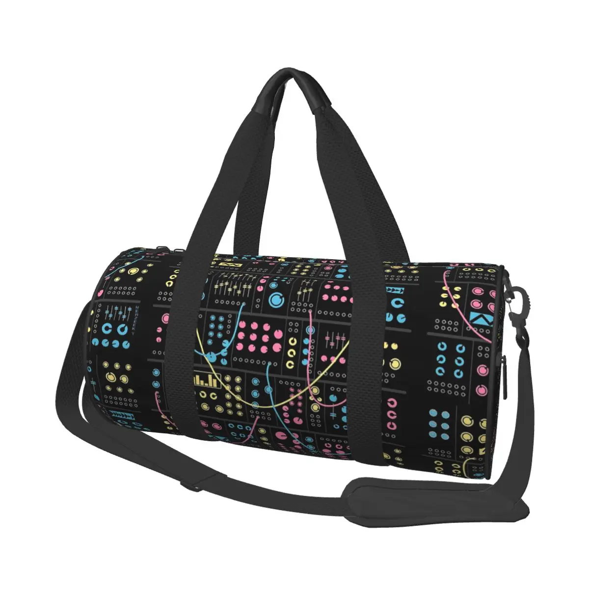 

Modular Synthesizer Large Duffle Gym Bag Multi-Functional Duffle Travel Bags Handbags Fitness bag