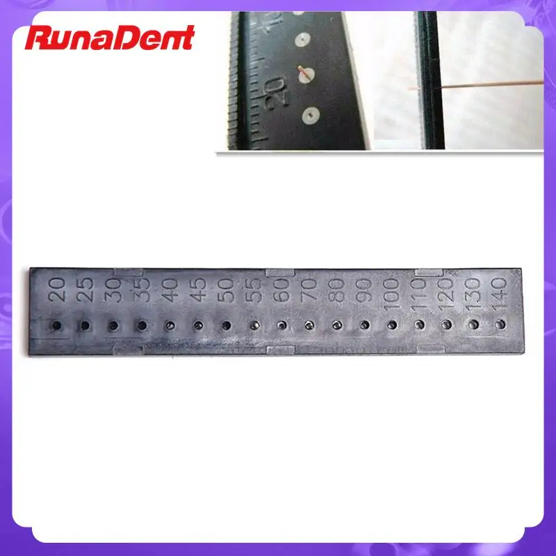 Dental Endo Rulers for Gutta Percha Point Gauge Calibrating Measuring Ruler Span Measure Scale Endodontic Instruments Dentistry