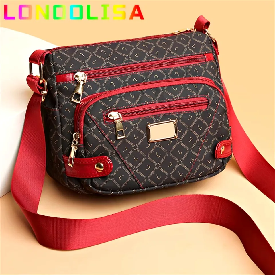 

High Quality Vintage Women's Messenger Bag Ladies Crossbody Shoulder Shopper Sac A Main Many Pockets Female Handbags and Purses