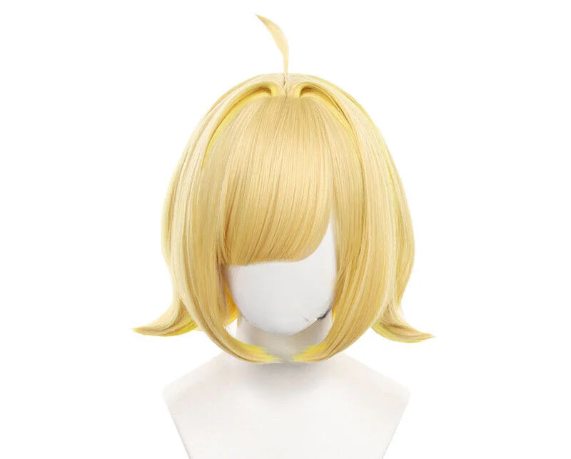 

Goddess of Victory: Nikke Elegg Cosplay Wigs 35cm Short Blonde Synthetic Hair