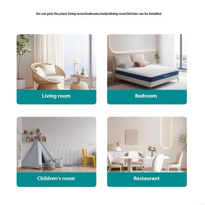 مروحة سقف E27 مع مروحة ثريا بجهاز تحكم عن بعد، مروحة كهربائية لغرفة المعيشة وغرفة النوم والمنزل والمكتب وتوفير الطاقة