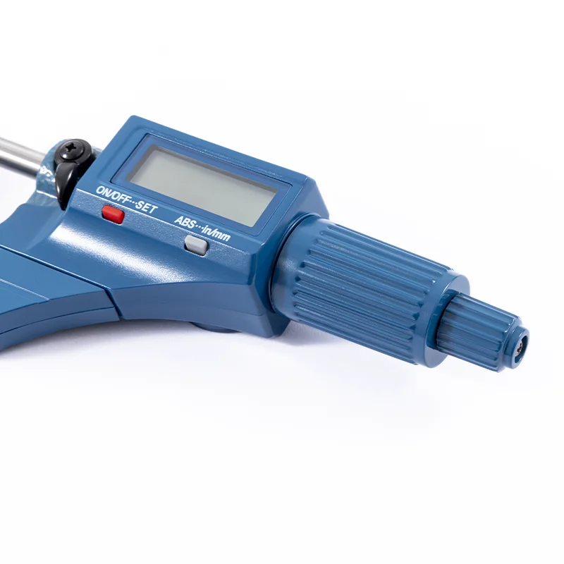 Dasqua aço inoxidável 0-25mm faixa 0.001 resolução elétrica fora micrômetro calibre catraca parar micrômetro digital externo