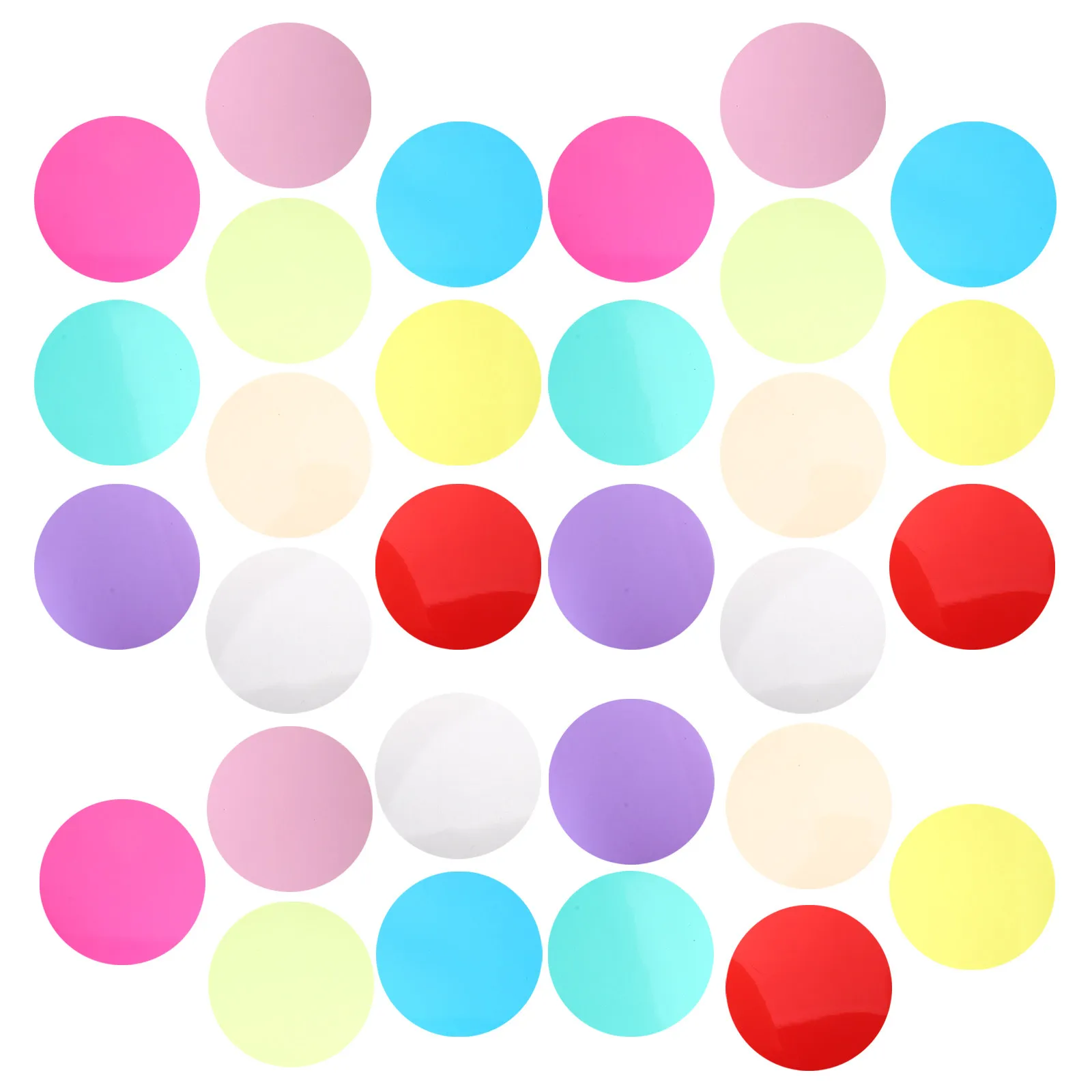 30Pcs Correction Light Filter Gel Color Films PVC 12Cm Round Photography Stage Lighting Colored Overlays Flash Filters