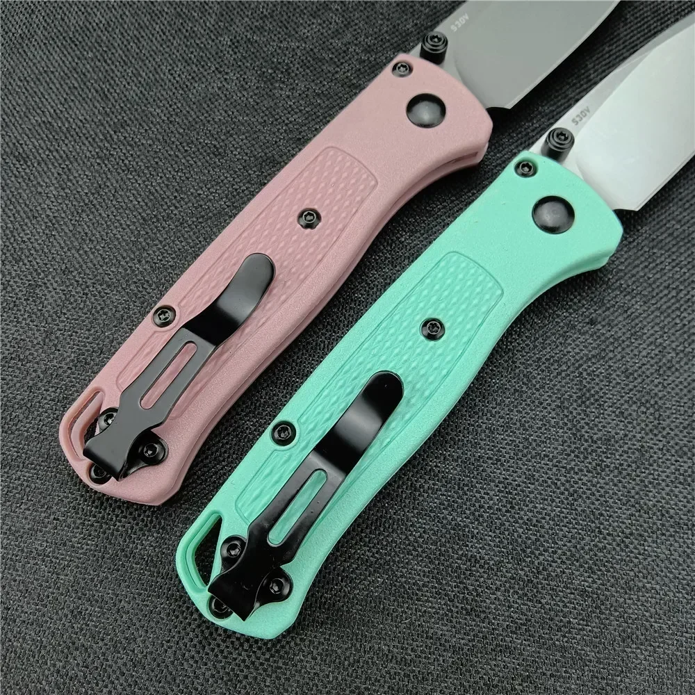 Mini BM 533 Bugout Folding Knife Outdoor S30V Blade Fishing Hunting Safety Defense Portable Pocket Knives EDC Tool Gift