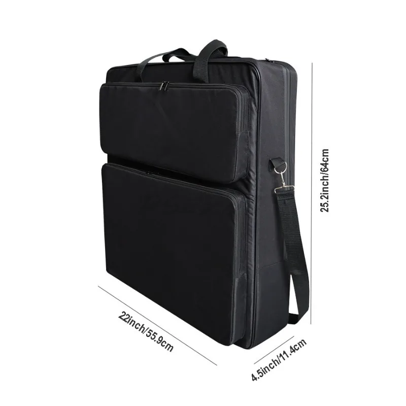 Can Carry 2 Solar Panels  Hand-held Shoulder Strap  Travel Bag Waterproof and Anti-collision Battery Panel Storage Bag