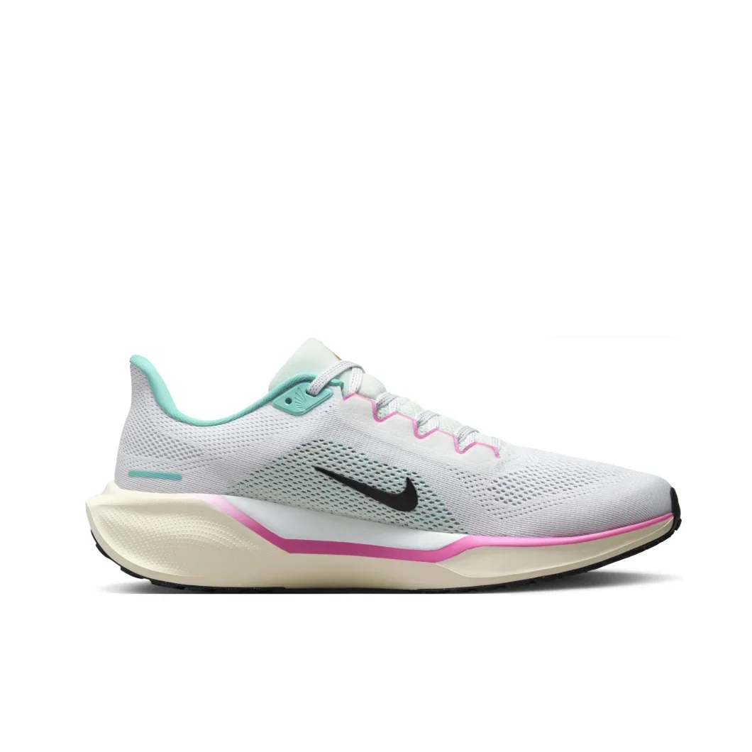 Nike AIR ZOOM PEGASUS 41 Men's and Women's Lightweight Breathable Low Top Sneakers Teal and Pink