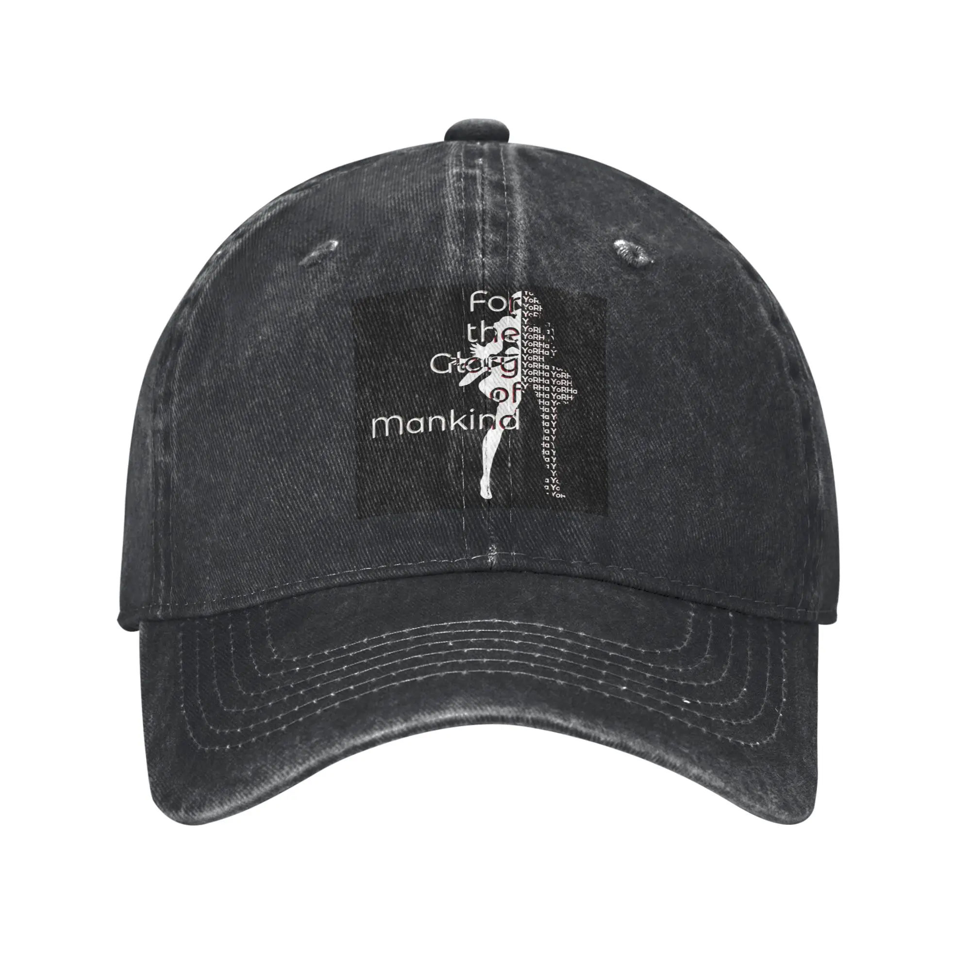 Nier Automata YoRHa For the Glory of Mankind Fashion Baseball Cap  Aesthetic Hats For Women  Summer Outing Hats For Women