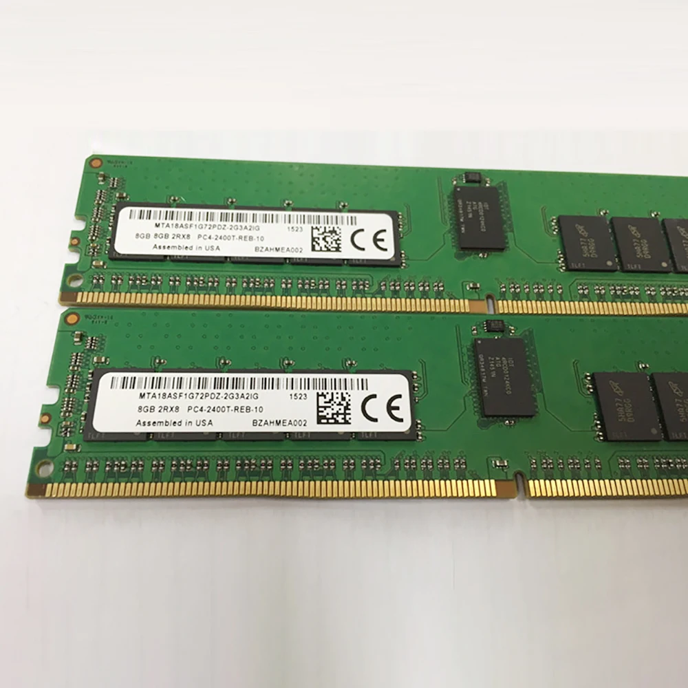 

1 шт. для MT RAM 8 Гб 8G DDR4 2400 2RX8 ECC REG, Серверная память, быстрая доставка, высокое качество