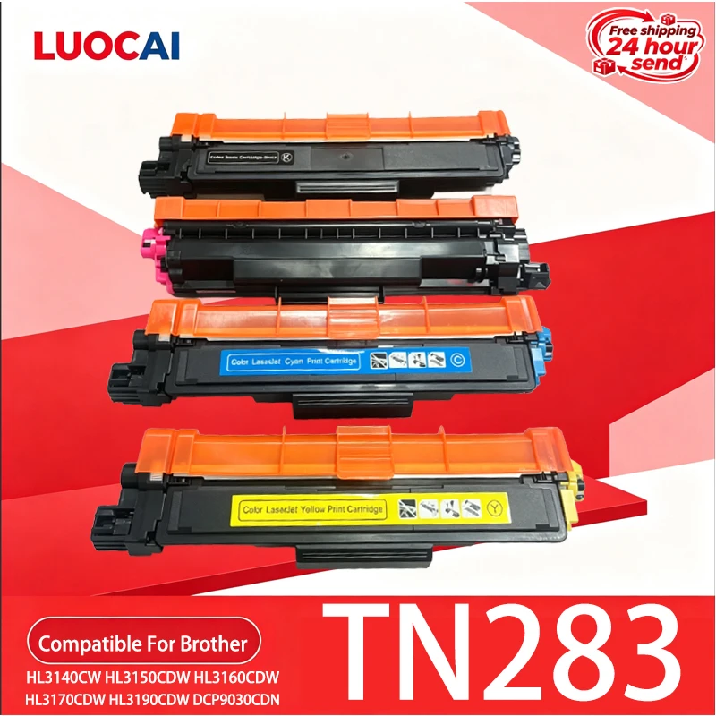 TN283XL High Capacity Toner Cartridge Compatible for Brother HL‑3140CW HL‑3150CDW HL‑3160CDW HL‑3170CDW HL‑3190CDW DCP‑9030CDN