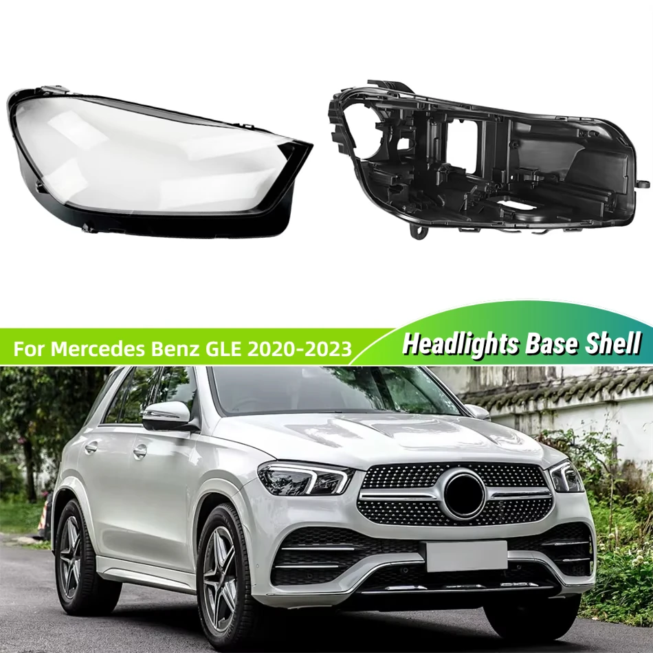 

Для Mercedes Benz GLE W176 2020 2021 2022 2023 Автомобильные гаджеты Основание фары Корпус фары Дом бокс Передняя фара Корпус