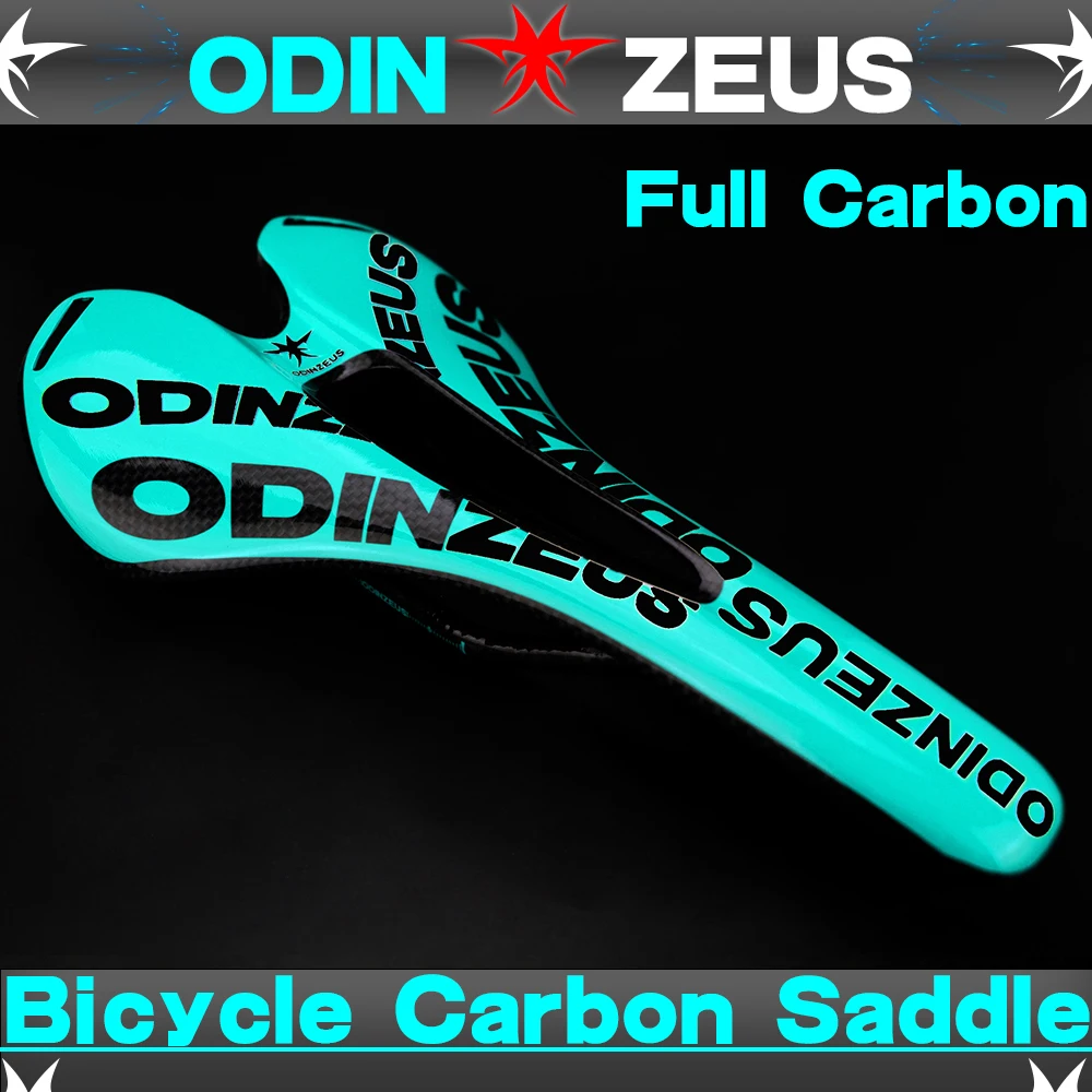 Odinzeus 2023 Carbon Fiber Mountain Highway Bicycle Saddle Bike Carbon Saddle Cushion Ultra Light Folding Bicycle Front Seat