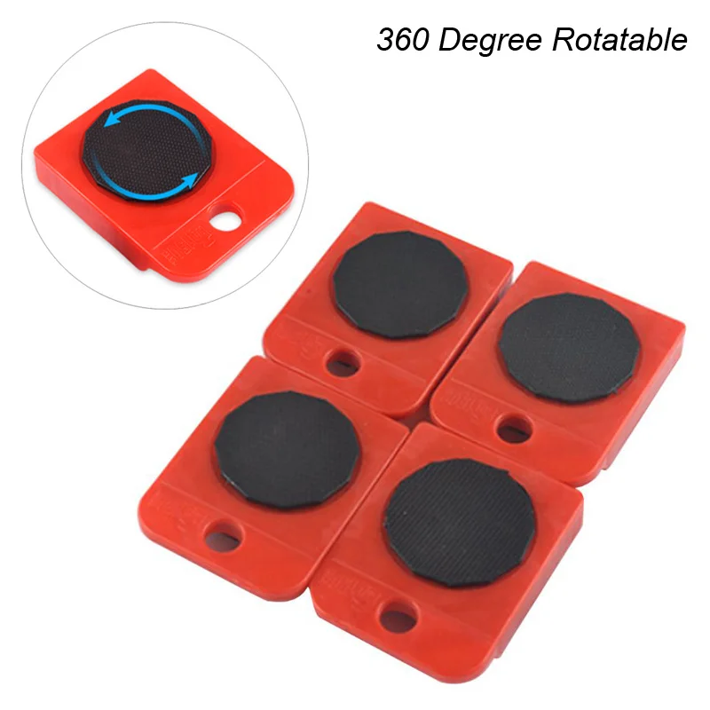 Professional Furniture Transport Lifter Tool Set Heavy Duty Stuffs Moving Hand Tools Set Furniture Mover Wheel Bar Roller Device