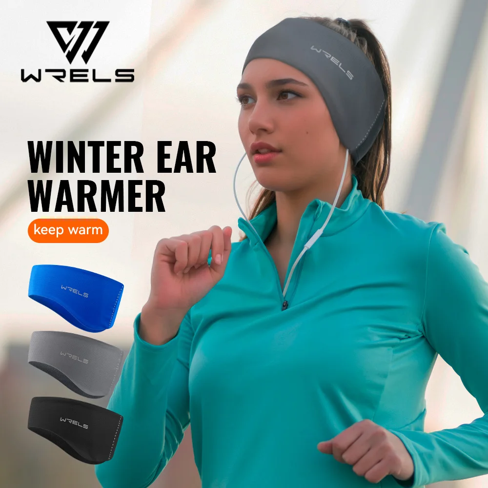 WRELS غطاء للأذنين من الصوف الدافئ غطاء للأذنين غطاء شتوي للطقس البارد فتل الرطوبة شتاء دافئ الصوف عقال للرياضة في الهواء الطلق