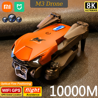 Xiaomi New M3 Drones Professional 4K HD Camera 5G Wifi GPS Opitical Flow Quadcopter Remote Control FPV UAV Helicopter Toys 999M