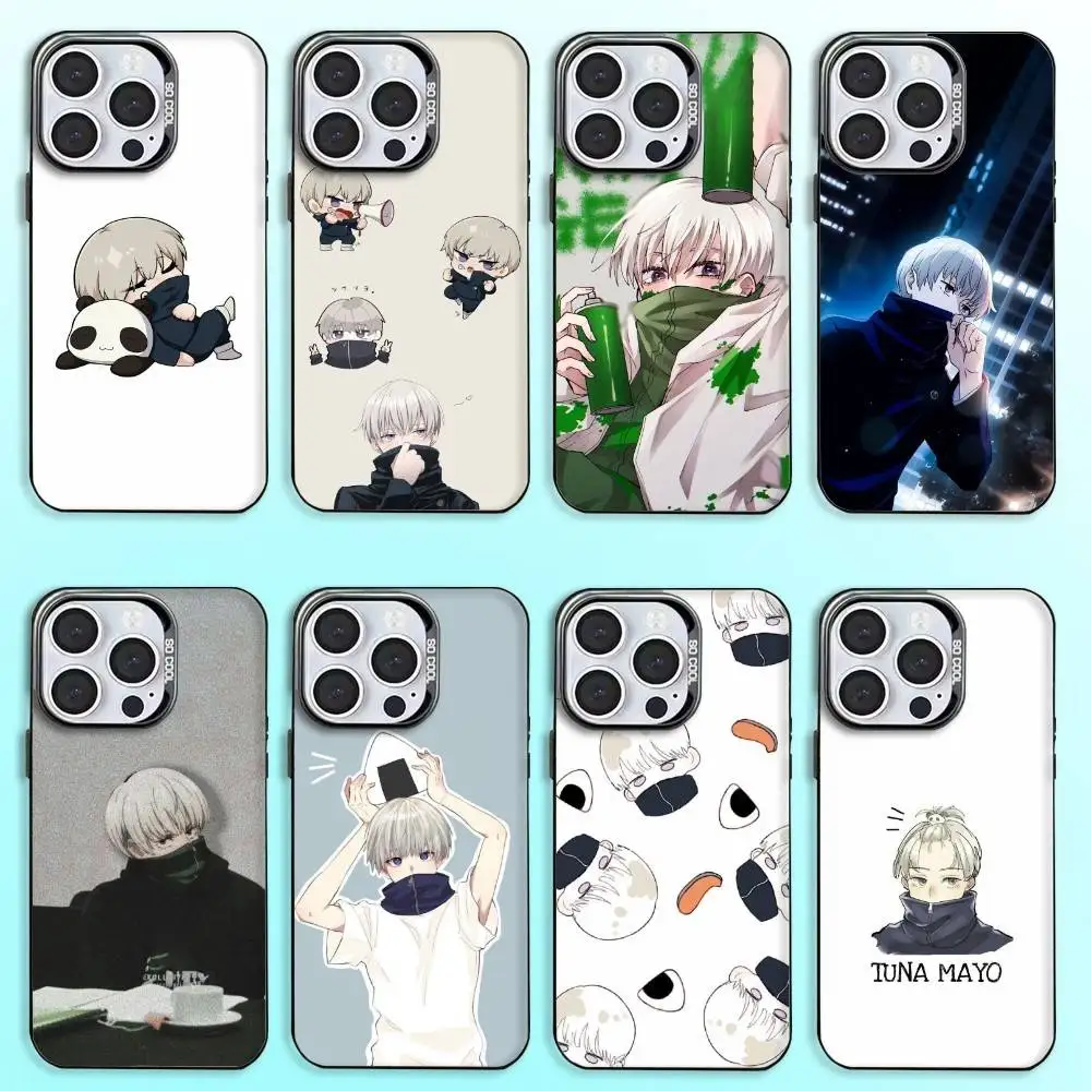 

Anime T-Toge Inumaki Phone Case For iPhone17,16,15,14,13,12,11 Plus,Pro Max Black Candy Matte Shockproof Cover