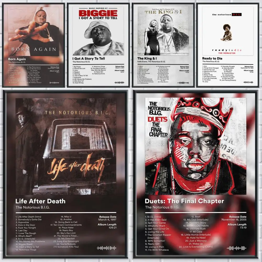 The N-Notorious B.I.G. Album Poster Stickers HD Painting Sel