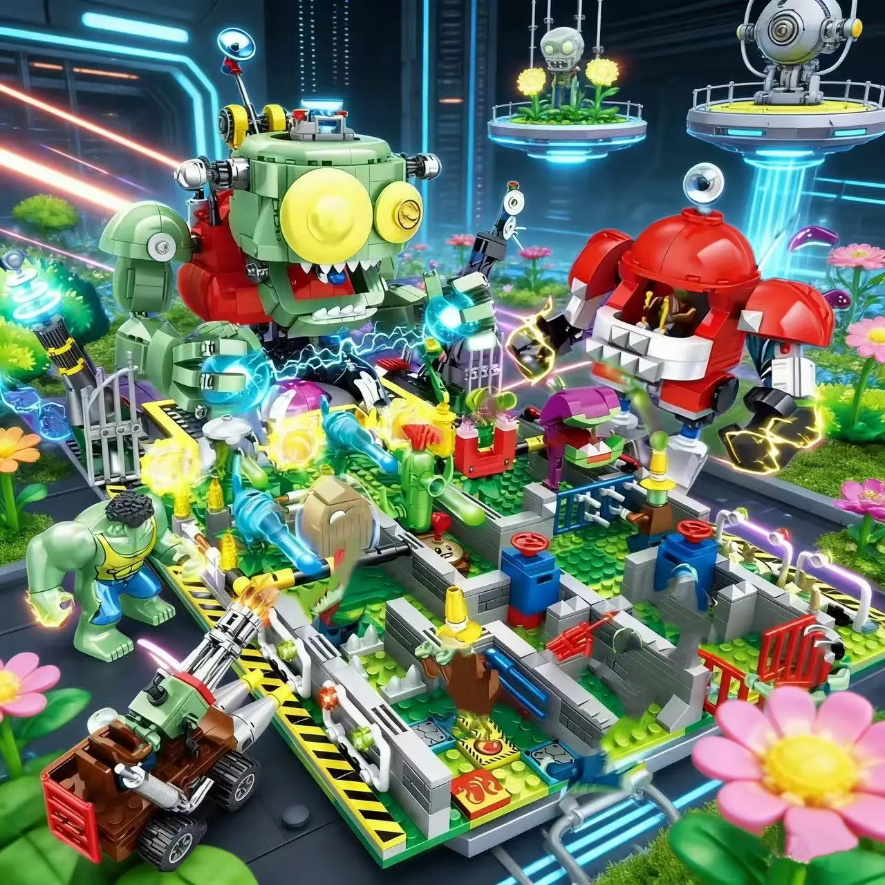 

Конструктор «Мощные монстры»: идеальный подарок на Рождество и Хэллоуин, украшение и модель для коллекционеров.